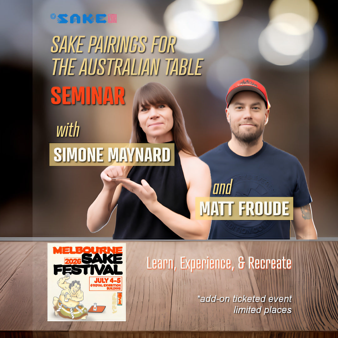 Sake Pairings for the Australian Table - Melbourne Sake Festival 2026
