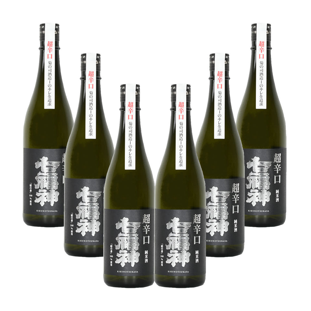 Kikunotsukasa Junmai Chokarakuchi Shichifukujin 720ml × 6
