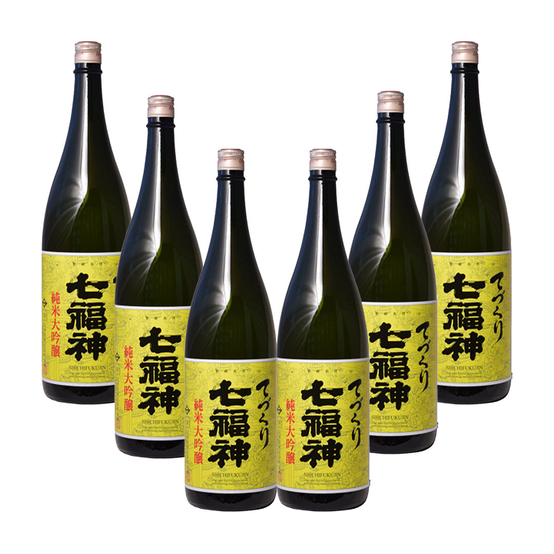 Kikunotsukasa Junmai Daiginjo Tezukuri Shichifukujin 720ml × 6